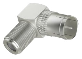 Hama Koaksialadapter F-Type Han/Hun 90°