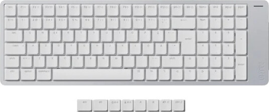 Lofree Flow 2 100 Silver Silent Tastatur Nordisk hvit OE926Flow2 White 100 Void ISO EU