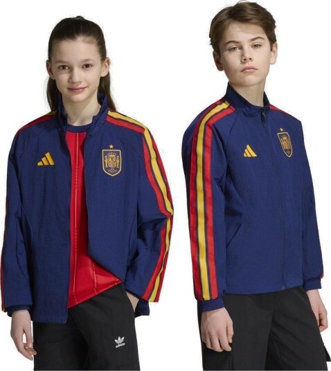 adidas Spain Home Anthem Jacket Kids størrelse 176 cm