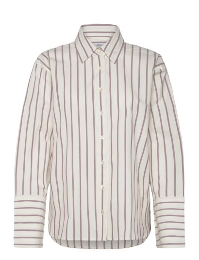 Closed Shirt High Cuff Mulberry   Cream   L