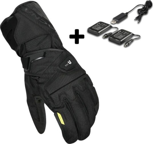 Oppvarmede MC-Hansker Macna Foton 2.0 RTX Sett Svart XL