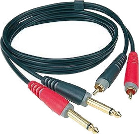 Klotz Y-kabel Stereo Minijack - X2 Jack 2 Meter