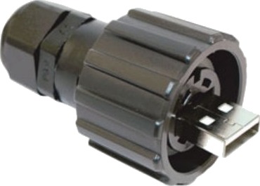Conec 17-200121 Usb 2.0 Sort Gull Ip67 30 V -40 85 °C
