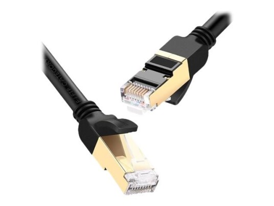 Ugreen Koblingskabel Rj-45 Hann Til Rj-45 Hann 2 M Skjermet Beskyttet Tvunnet Parkabel Sttp Cat 7 Uten Hindringer Svart