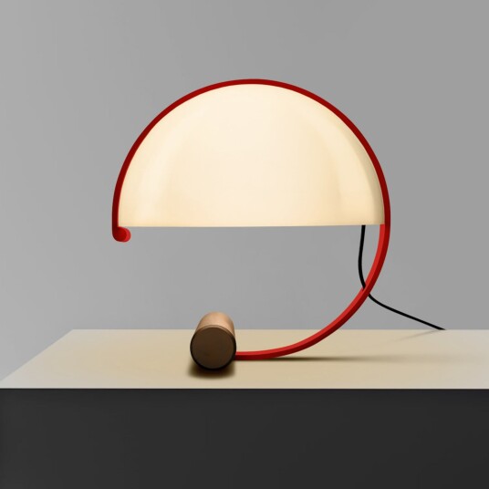 Bordlampe Stilnovo Meta dimmbar Rød Stue Metall Design 37.5 Rød