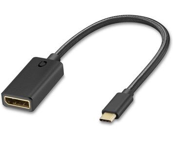 Andersson USB C DP Adapter 8K 0,25M Black TP C038B 002