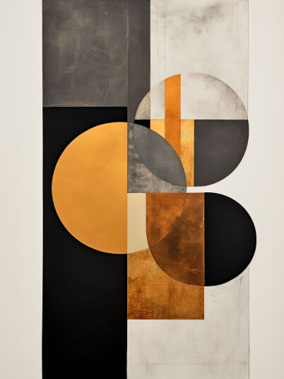 Plakat Geometrisk Abstrakt Design