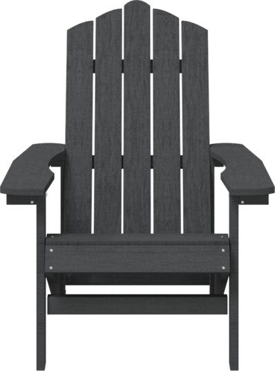 vidaXL Adirondack hagestol HDPE antrasitt vidaXL Adirondack hagestol HDPE antrasitt