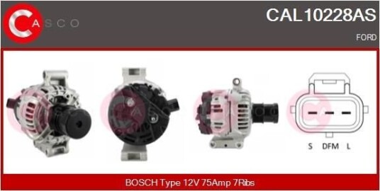 Dynamo CASCO CAL10228AS