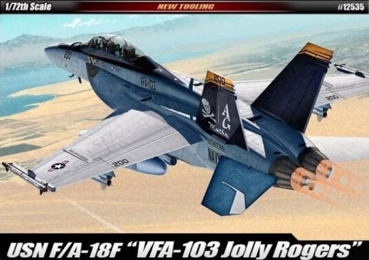 Academy FA 18F Jolly Rogers Modellsats 1:72