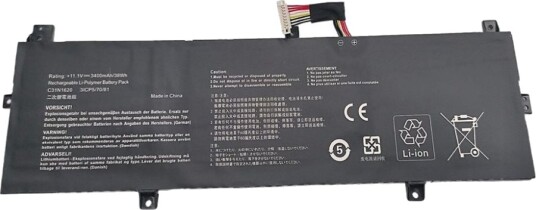 Coreparts Batteri Til Bærbar Pc Tilsvarer: Asus 0B200-02860000 Asus C31n1620 11,1 V Litiumpolymer 3400 Mah 37.74 Wh Svart MBXAS-BA0353