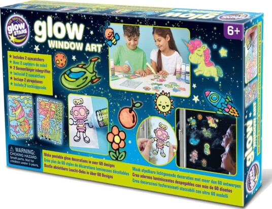 Brainstorm Brainstorm Glow Window Art Kit Multi/patterned ONE SIZE Brainstorm Brainstorm Glow Window Art Kit Multi/patterned ONE SIZE