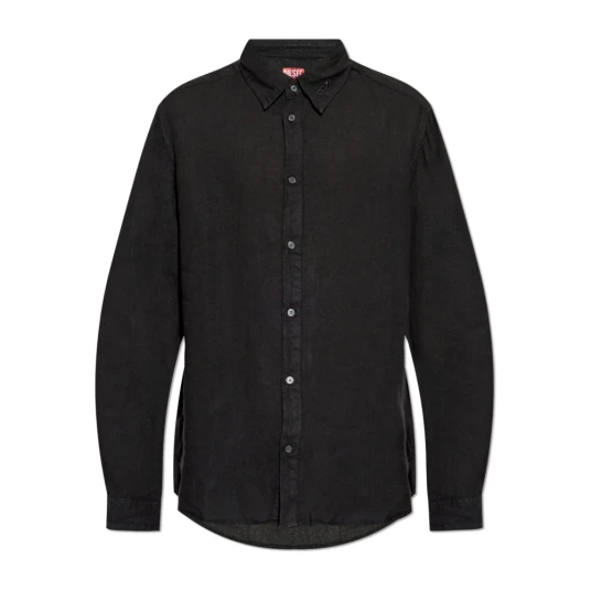 Diesel Herre Skjorter Svart M,