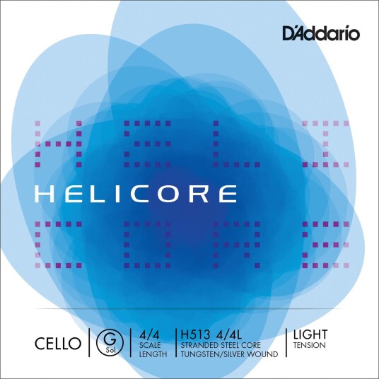D'Addario H513 4/4l Cello String Helicore G-Tungsten/silver 27.4