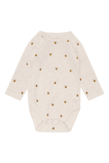 Hust & Claire Bing Bee omslagsbody til baby ochre 62 Hust & Claire Bing Bee omslagsbody til baby ochre 62