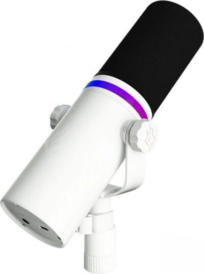 Beacn Usb-C Rgb Dynamisk Podcastmikrofon Hvit Beacn Usb-C Rgb Dynamisk Podcastmikrofon Hvit