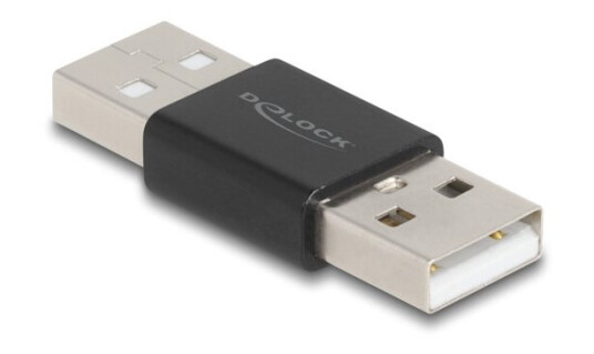 Delock Adapter Gender Changer Usb 2.0 Typ-A Stecker Zu Stecker Metall
