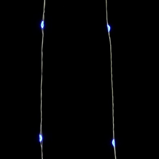 vidaXL Eventyrlysslynger 40m 400 LED kaldhvitt 8 funksjoner