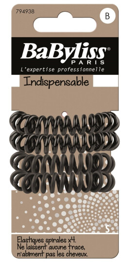 BaByliss Paris Accessories 794938 Spiral Hair Tie 4 stk