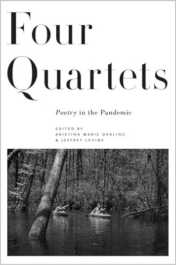 Four Quartets  Poetry in the Pandemic
