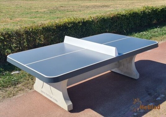 Bordtennisbord HeBlad i Lakkert Betong Vandalsikkert Bordtennisbord HeBlad i Lakkert Betong Vandalsikkert