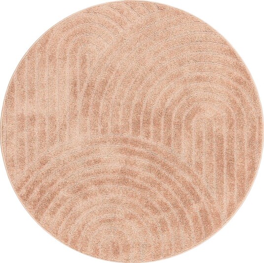 KM Home Teppe Genova Zen rund Rosa