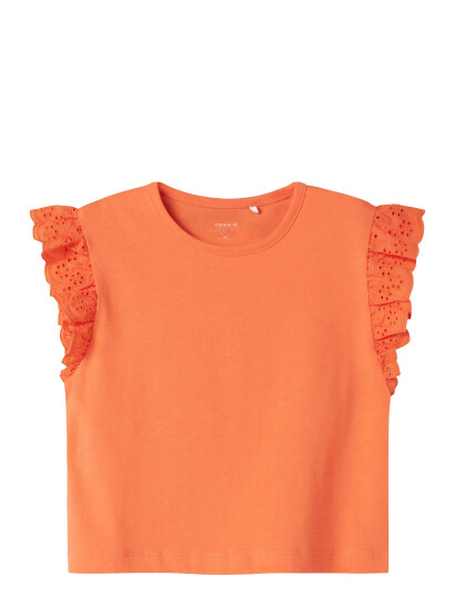 name it Nmfhrejaine Capsl Short Nreg Top Pb Orange 98