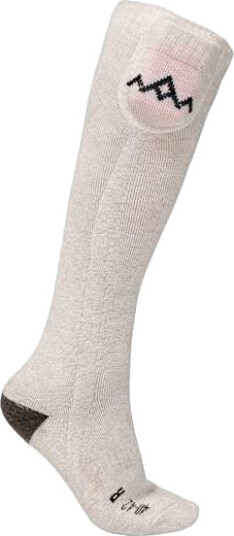 Heat Experience Heated Everyday Socks w/battery V2 Hvit L 43-45
