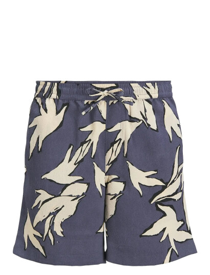 Jack & Jones Jpstjaiden Jjjacquard Jogger Short Styd - Navy - M