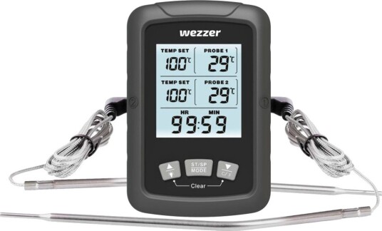 Levenhuk Wezzer Cook MT60 steketermometer med 2 sensorer (-50 til 300C)