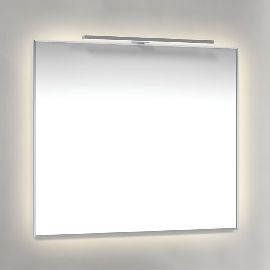 Macro Design Rammespeil T-belysning LED - med Ambilight Krom / 80cm Macro Design Rammespeil T-belysning LED - med Ambilight Krom / 80cm