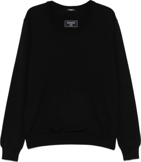 Balmain Herre Strikkevarer Svart M, Balmain Herre Strikkevarer Svart M,