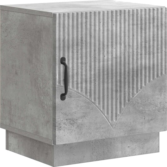  Nattbord Betonggrå 43 x 34,5 x 47 cm Konstruert tre
