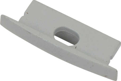 Ansell Lighting endestykke med hull 9,7x30,6 mm aluminium