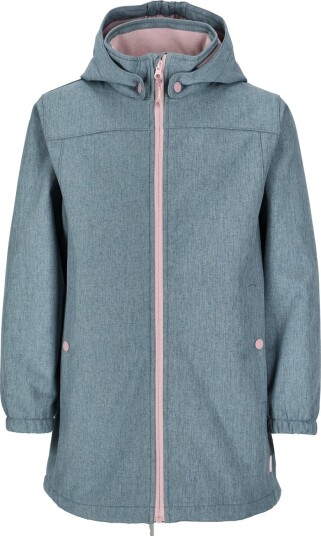 Nanok Ganika Softshell Jr Dusty Blue Melange 128/134 Softshelljakker
