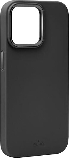 Puro Icon Mag Pro Magsafe Silikondeksel til iPhone 15 Pro Max - Svart