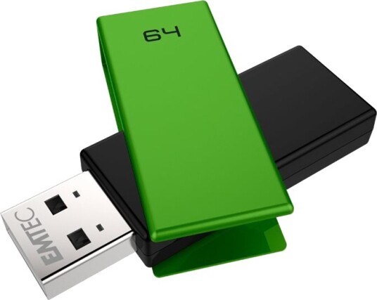 Emtec C350 Brick Usb-Flashstasjon 64 Gb Usb 2.0 Grønn