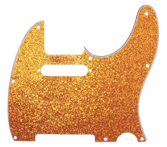 D'Andrea T-Style Pickguard Gold Sparkle D'Andrea T-Style Pickguard Gold Sparkle