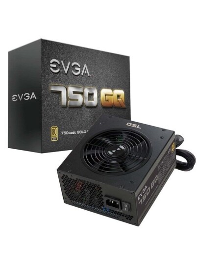 EVGA SuperNOVA 750 GQ Strømforsyning (PSU) - 750 Watt - 135 mm - 80 Plus Gold sertifisert