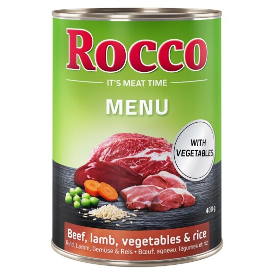 Rocco Meny 6 X 400 G Lam Med Ris & Grønnsaker