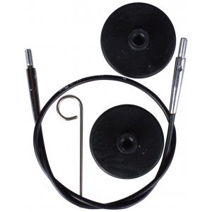 KnitPro Wire / Kabel til Korte Udskiftelige Rundpinde 20cm