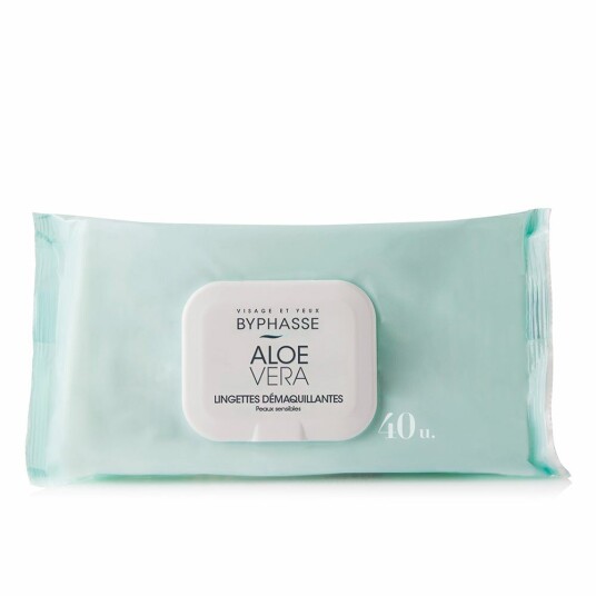 Byphasse Sminkefjerner Våtservietter Toallitas Desmaquillantes Aloe Vera 40 Uds Byphasse Sminkefjerner Våtservietter Toallitas Desmaquillantes Aloe Vera 40 Uds