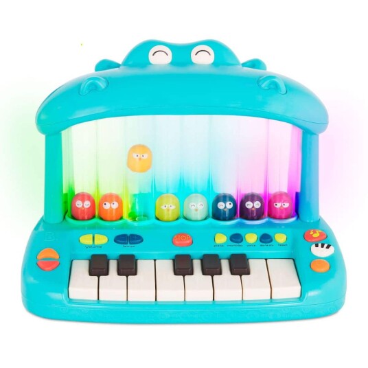 B. Toys Piano Flodhest med lyd og lys