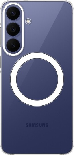Samsung Galaxy S26 FE Gjennomsiktig Magnetdeksel med Qi2 Laderstøtte