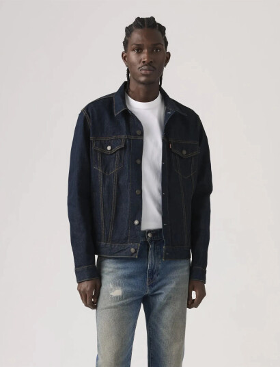 Levi"s® The Trucker Jacket Wash It Out Navy XS Levi"s® The Trucker Jacket Wash It Out Navy XS