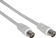 På Linje? Antennekabel 2X Skjermet >75Db Hvit 3M 69403