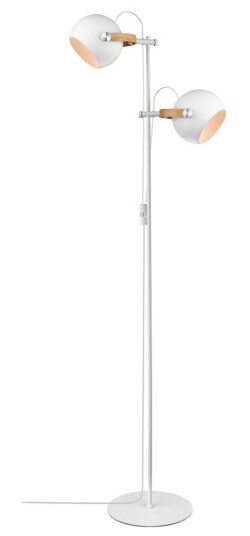 Halo Design DC Gulvlampe Ø18 Hvit/ Eik