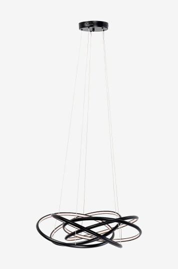 KARE Design Pendellampe Saturn Black Ø72cm Svart KARE Design Pendellampe Saturn Black Ø72cm Svart