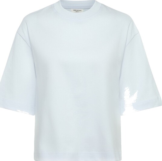Gina Tricot Perfect Boxy Tee Blue XS Gina Tricot Perfect Boxy Tee Blue XS