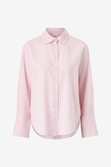 Gina Tricot   Linskjorte Oversized Linen Shirt   Lilla